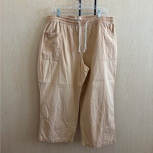 Pact Light Amber Drawstring Pants
